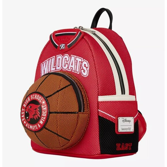 Loungefly Disney High School Musical Wildcats Basketball Mini Backpack NWT​ - Picture 3 of 4